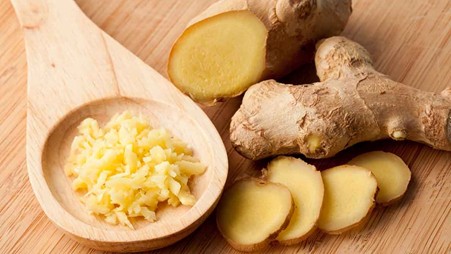 Gừng giúp làm ấm và tăng lưu thông máu tại chỗ
