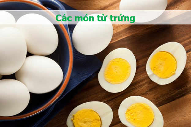 Trứng chứa nhiều acid amin bảo vệ gan, chứa nhiều chất béo phosphatidylcholin (lecithin) tốt cho gan