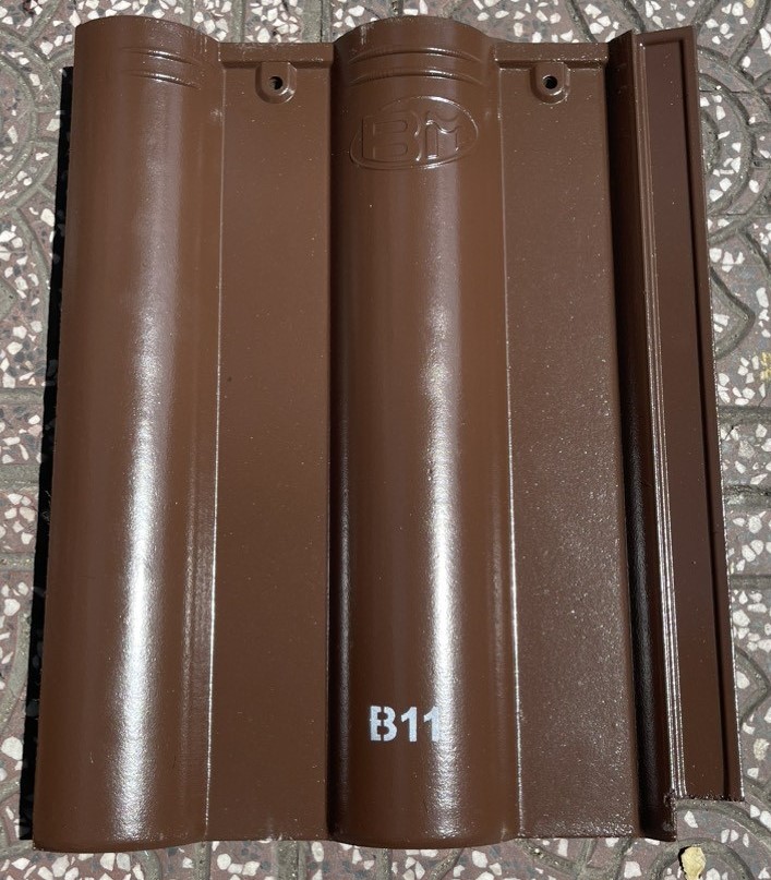 giá ngói màu socola b11 dic