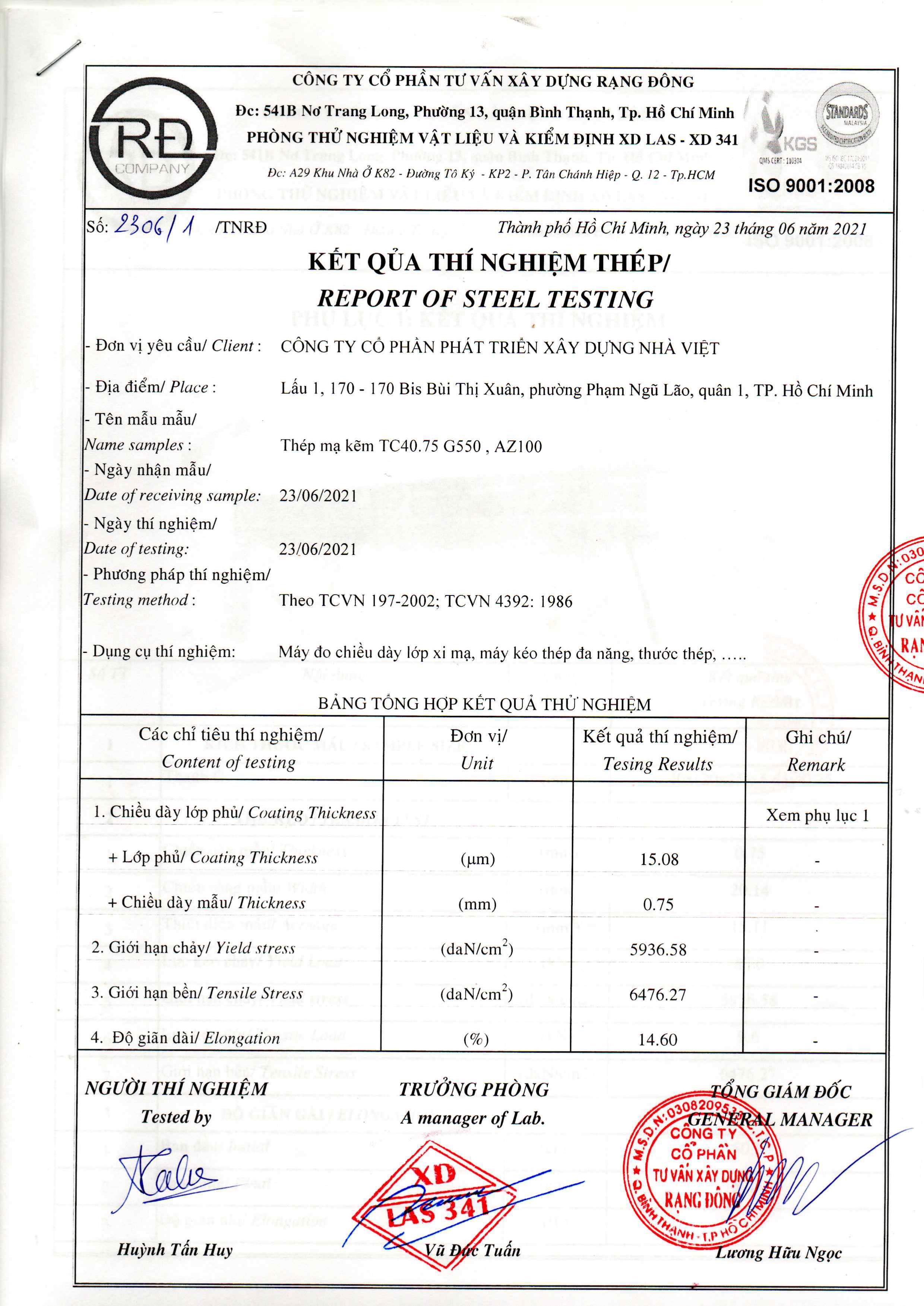 kiểm định tc40.75