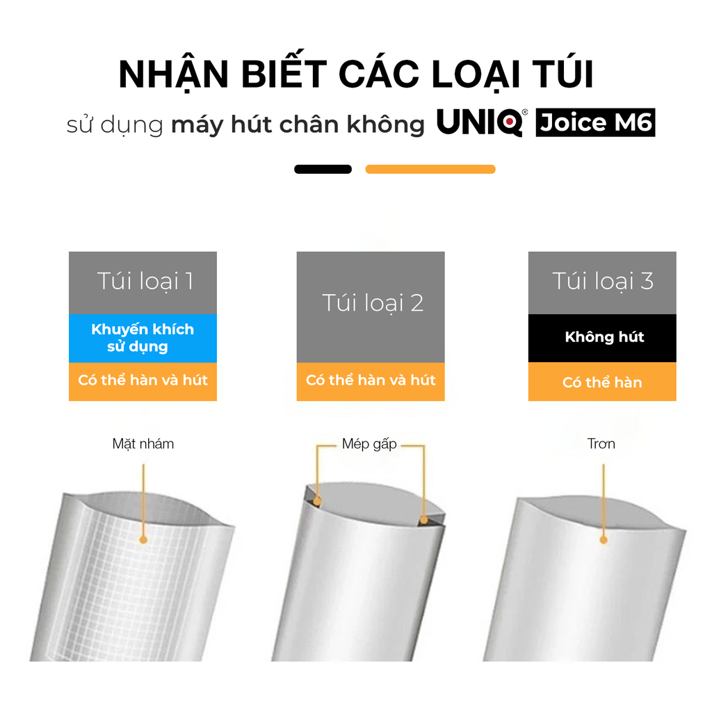 may-hut-chan-khong-uniq-joice-m6-han-khong-ken-tui-bao-quan-thuc-pham-an-toan-tang-kem-10-tui-nham