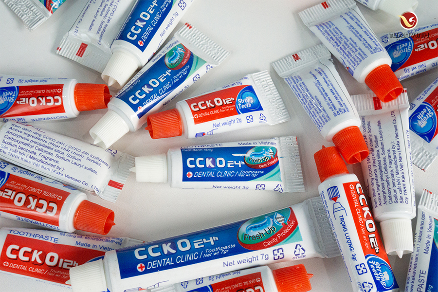 Kem đánh răng khách sạn mini CCKO đến từ thương hiệu Tuấn Vinh