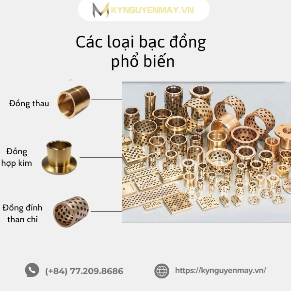 Các loại bạc đồng phổ biến