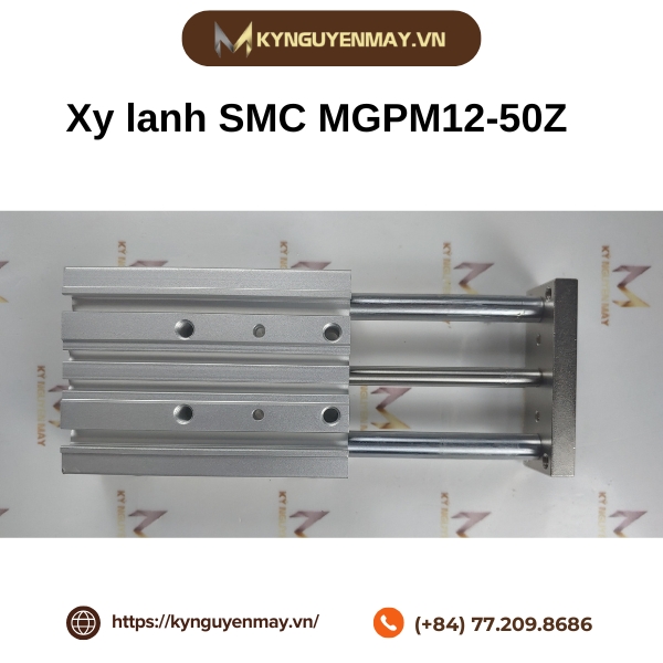 Thông số kỹ thuật xy lanh dẫn hướng MGPM12-50Z