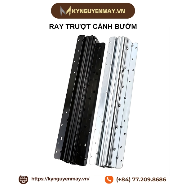 Kích thước ray trượt cánh bướm