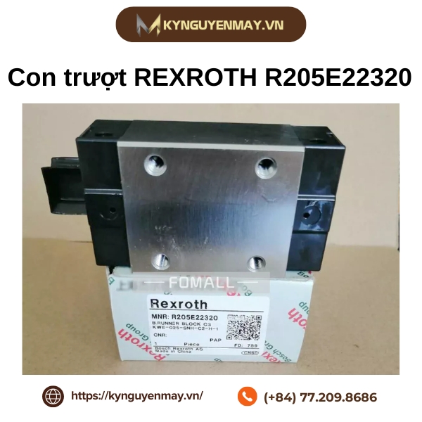 Con trượt REXROTH R205E22320 là gì?