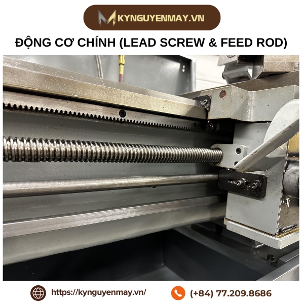 Động cơ chính (Lead Screw & Feed Rod)
