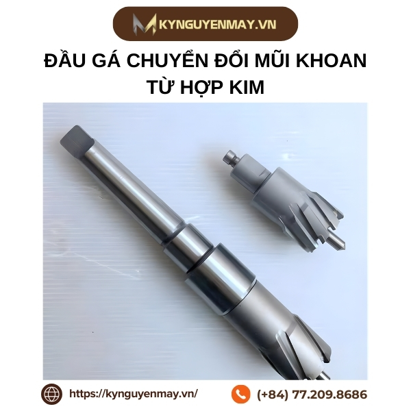 Đầu gá chuyển đổi mũi khoan từ hợp kim