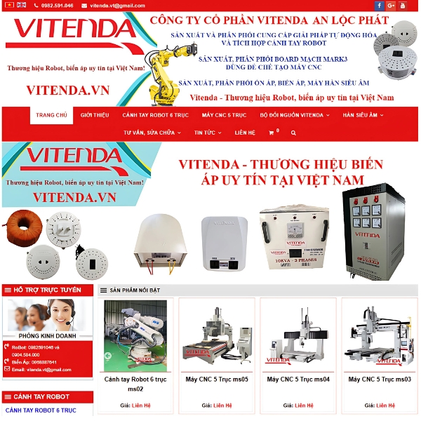 Công ty CP VITENDA AN Lộc Phát - Nổi bật trong lĩnh vực sửa máy CNC Đông Anh, sửa máy CNC Trần Bình Hà Nội