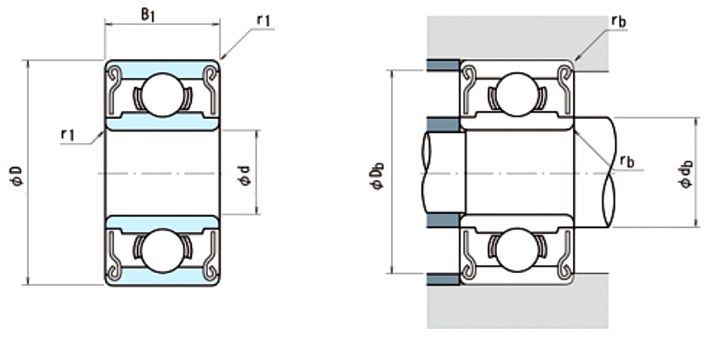 Bạc đạn NSK 608