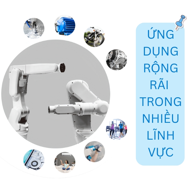Bạc đạn TPI được ứng dụng trong nhiều lĩnh vực