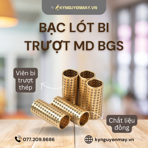 Bạc lót bi trượt MD BGS là gì?