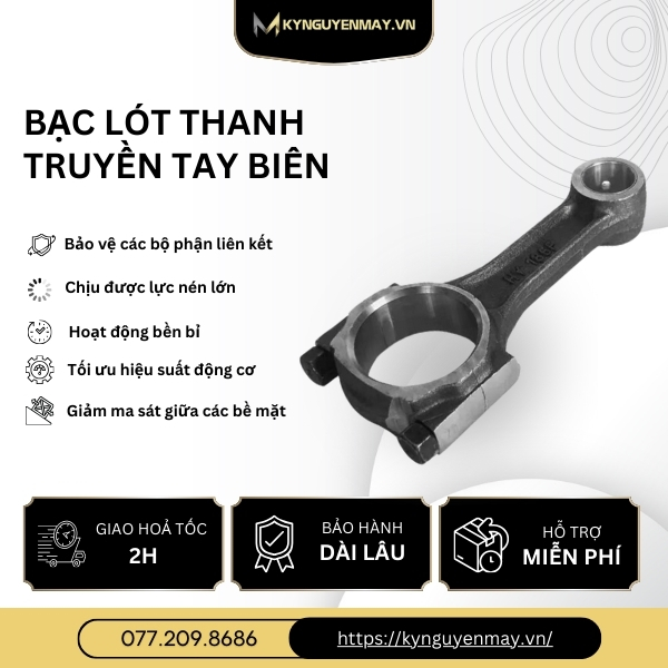 Công dụng của bạc lót thanh truyền tay biên