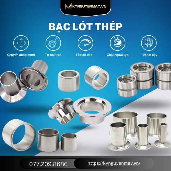 Bạc lót thép là gì? - Bạc lót thép phủ lớp cacbua vonfram cứng hơn thép thường gấp nhiều lần