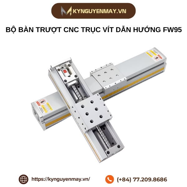 Bộ bàn trượt CNC trục vít dẫn hướng FW95