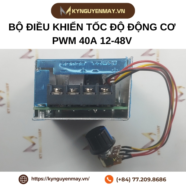 Bộ điều khiển tốc độ động cơ PWM 40A 12-48V
