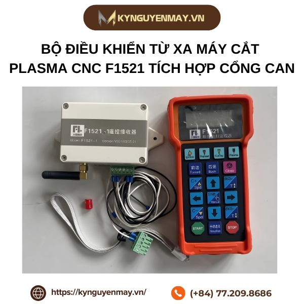 Bộ điều khiển cầm tay từ xa máy cắt Plasma CNC F1521 tích hợp cổng CAN