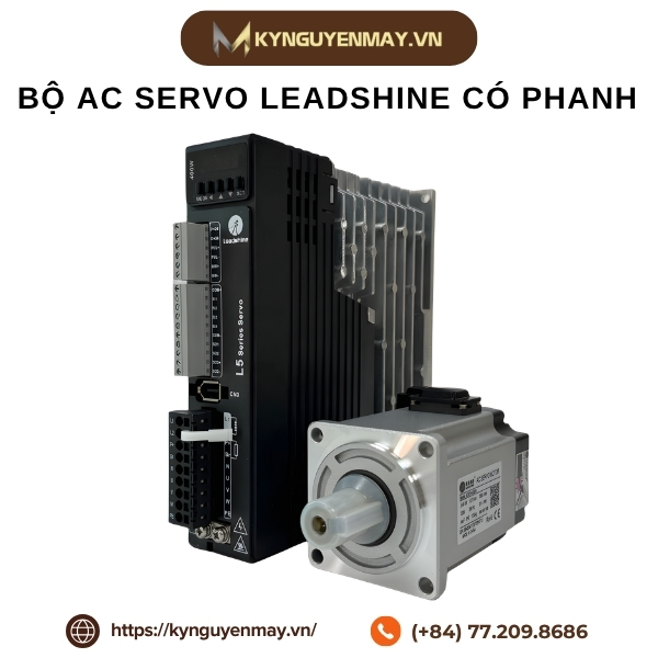 Bộ AC servo LEADSHINE có phanh