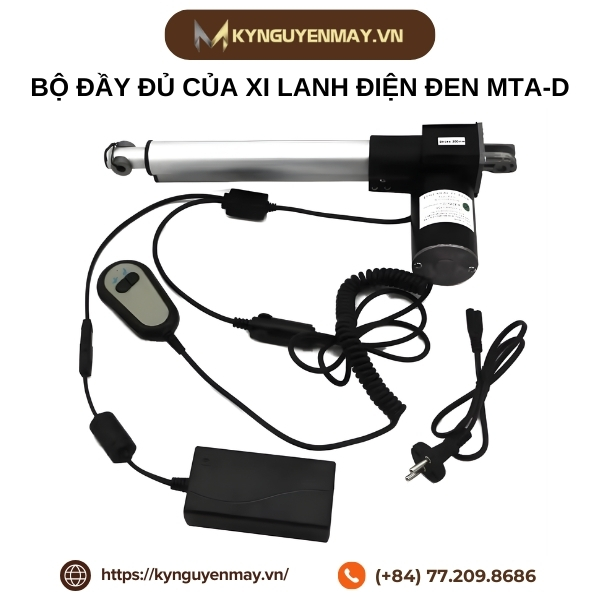 Bộ đầy đủ của xi lanh điện đen MTA-D