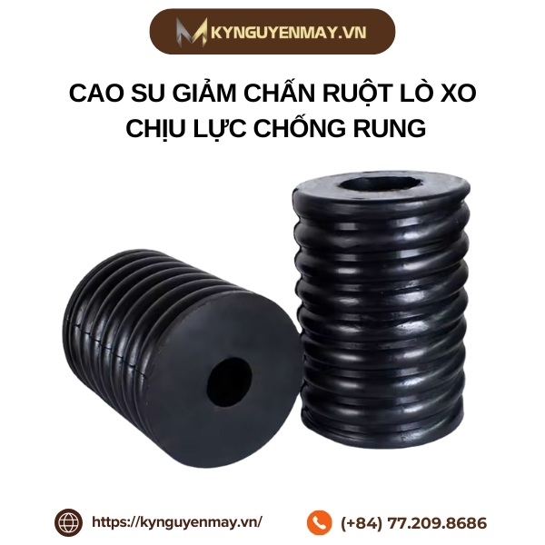 Cao su giảm chấn ruột lò xo chịu lực chống rung