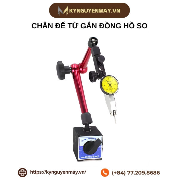 Chân đế từ gắn đồng hồ so