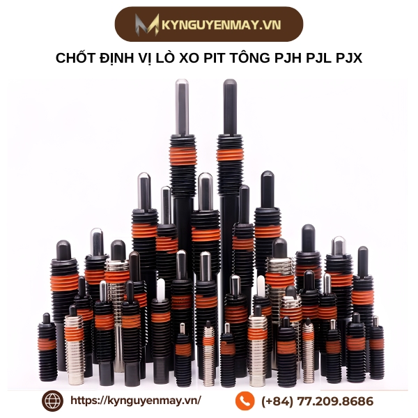 Chốt định vị lò xo pit tông PJH PJL PJX