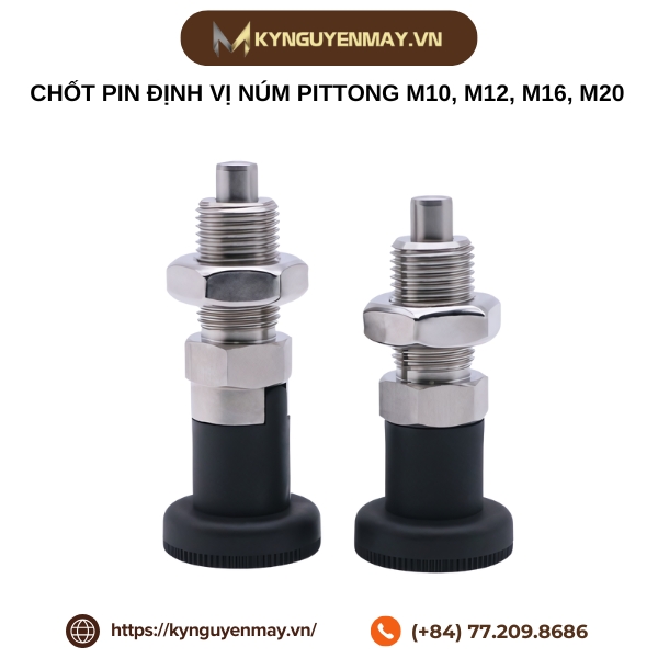 Chốt pin định vị núm pittong M10, M12, M16, M20