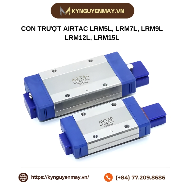 Con trượt AIRTAC LRM5L, LRM7L, LRM9L, LRM12L, LRM15L