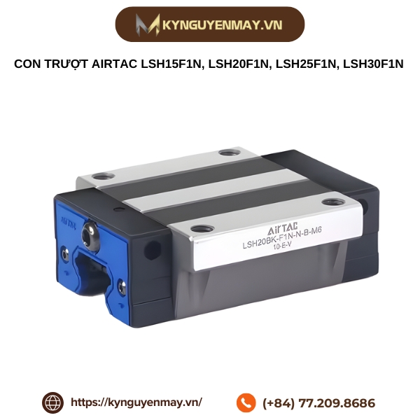 Con trượt AIRTAC LSH15F1N, LSH20F1N, LSH25F1N, LSH30F1N