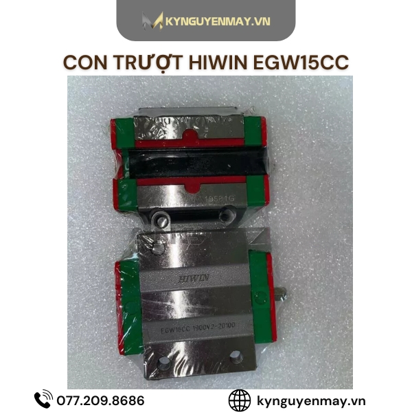 Con trượt HIWIN EGW15CC