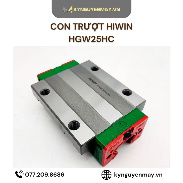 Con trượt HIWIN HGW25HC