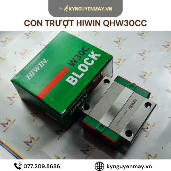 Con trượt HIWIN QHW30CC
