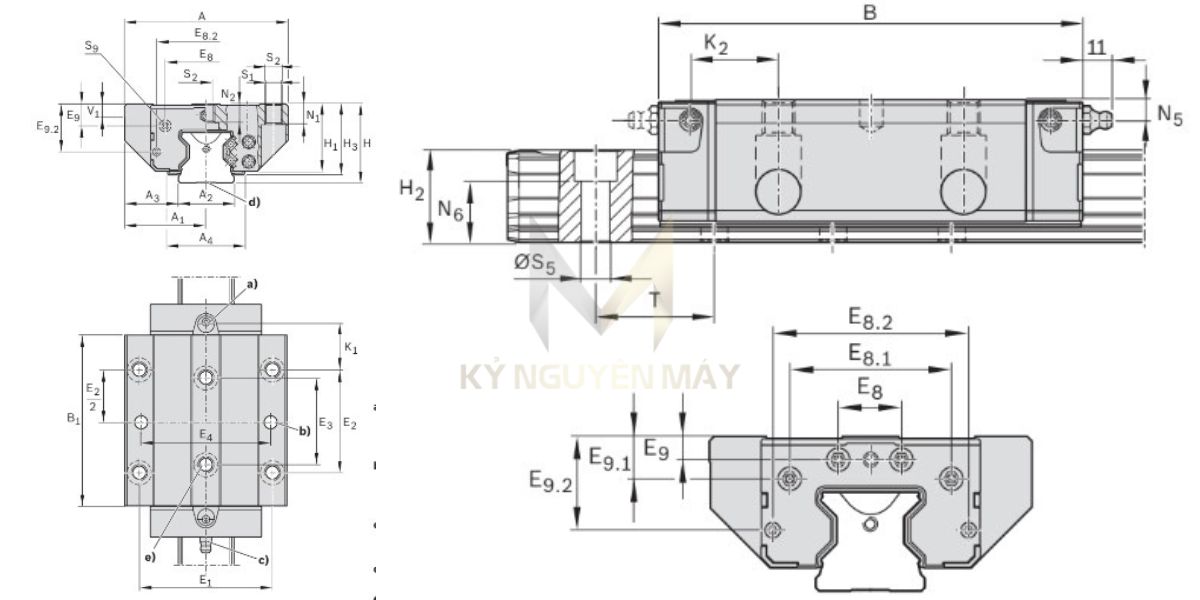 Bi trượt FLS R1853