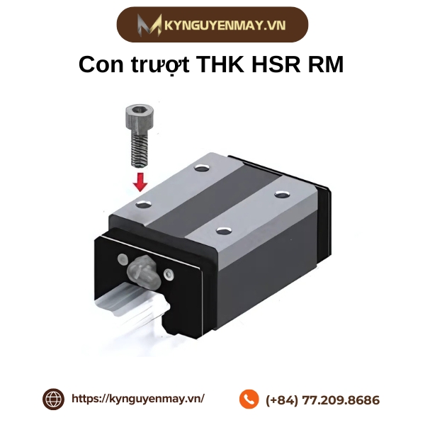 Đặc điểm ổ bạc đạn trượt HSR RM