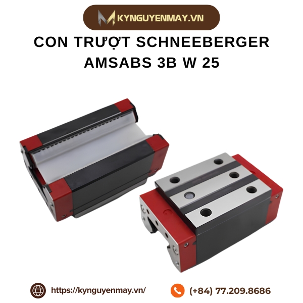 Con trượt SCHNEEBERGER AMSABS 3B W 25