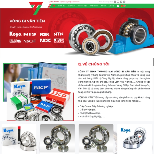 Đại lý chính hãng vòng bi KOYO - Vân Tiên tại TP HCM