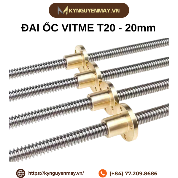 đai ốc vitme T20 - 20mm
