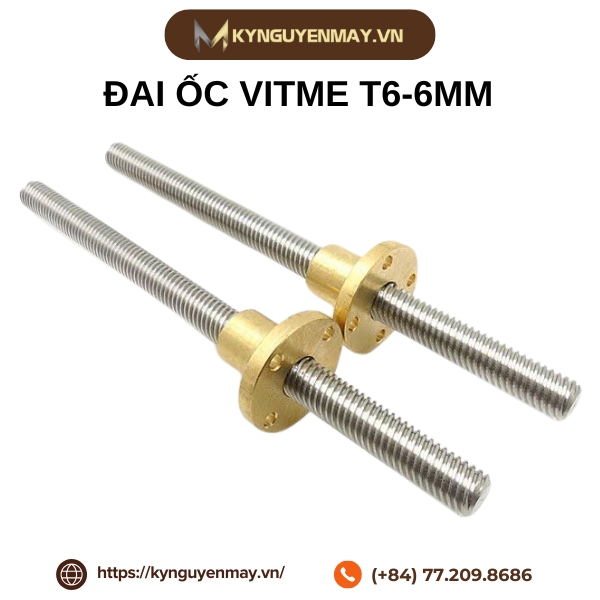 Đai ốc vitme T6-6mm