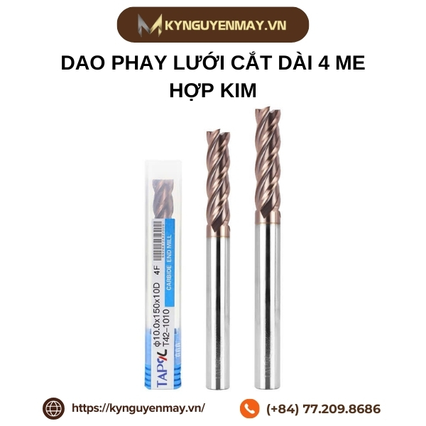 Dao phay lưới cắt dài 4 me hợp kim