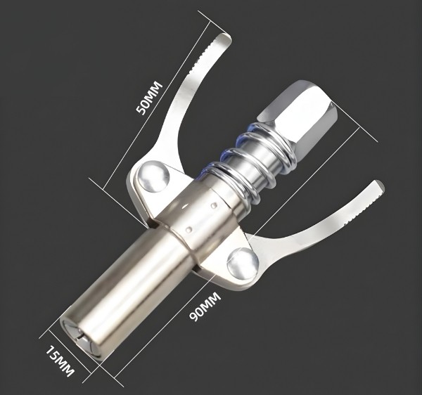 Thông số kỹ thuật đầu kẹp súng bơm mỡ tự khóa bằng chấu cặp