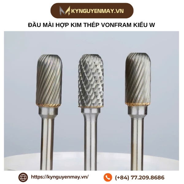 Đầu mài hợp kim thép vonfram kiểu W