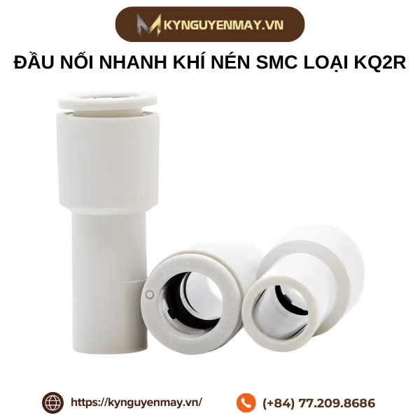 Đầu nối nhanh khí nén SMC loại KQ2R