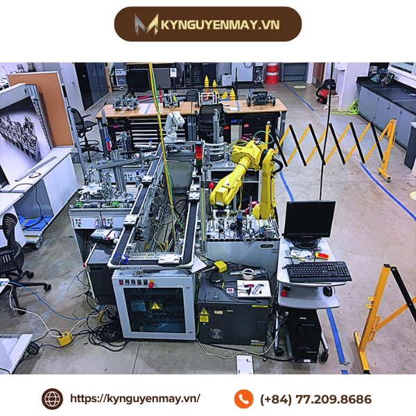 Ứng dụng điện điều khiển ở máy CNC và robot công nghiệp