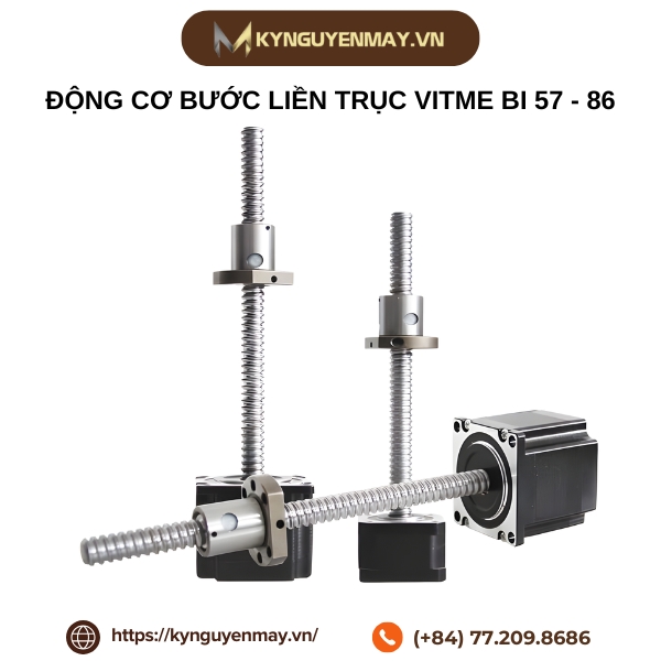 Động cơ bước liền trục vitme bi 57 - 86