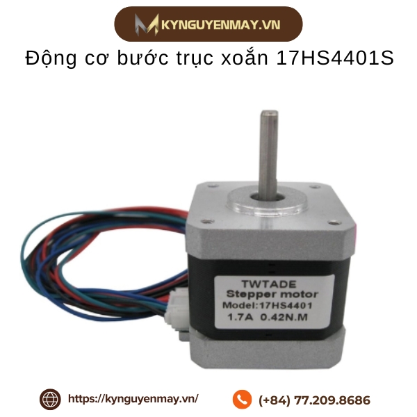 Động cơ bước trục xoắn 17HS4401S là gì?
