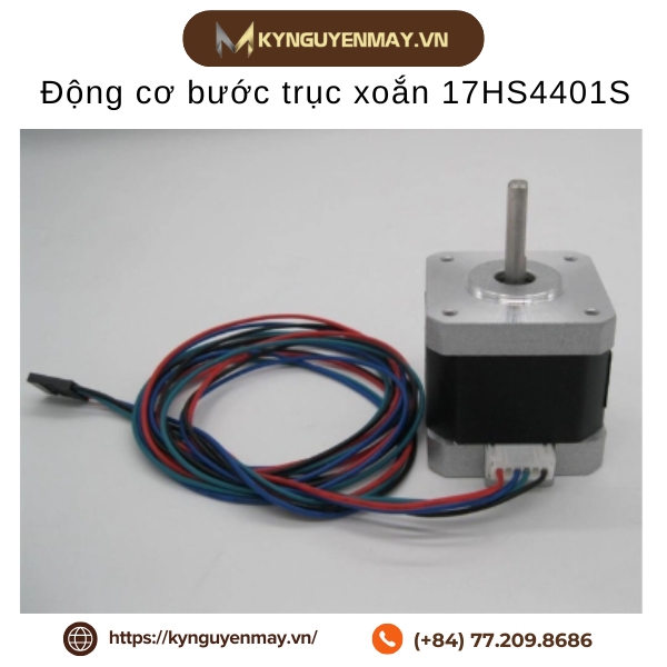 Thông số kỹ thuật Động cơ bước trục xoắn 17HS4401S: