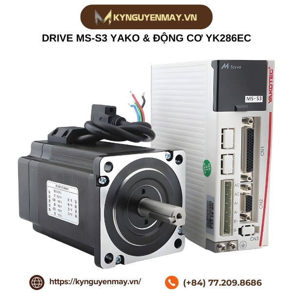 Drive MS-S3 YAKO & động cơ YK286EC