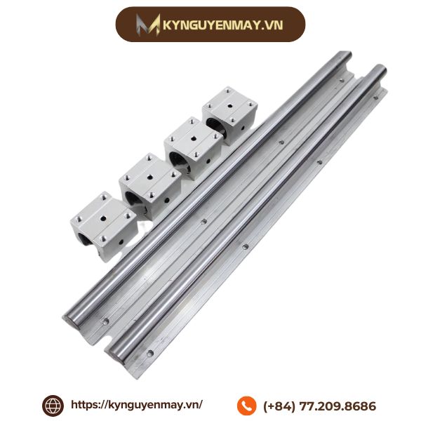 Giá ray trượt tròn có đế ảnh hưởng công nghiệp