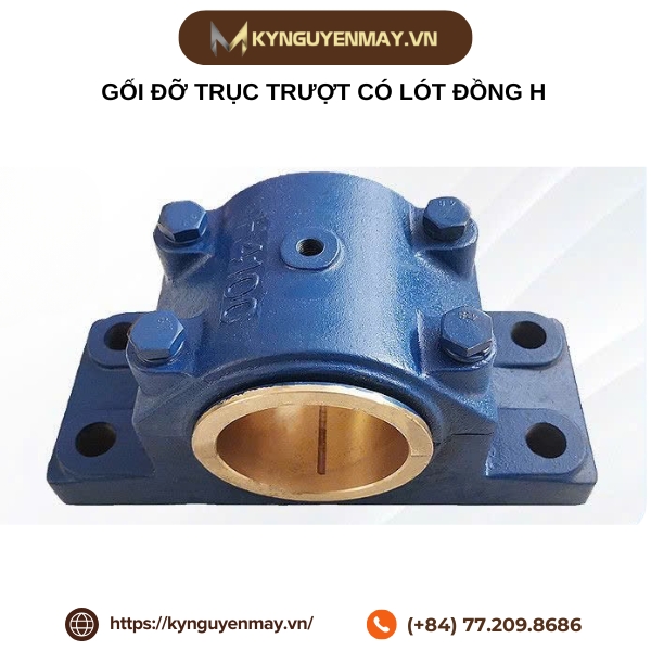 Gối đỡ trục trượt có lót đồng H