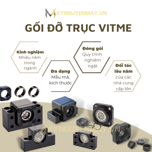 gối đỡ trục vitme